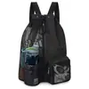 En stock Bolsa de Natación Nueva Mochila de Malla con Cordón con Bolsa Impermeable Mochila de Playa, Bolsa para Kit de Gimnasio y Entrenamiento