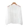 Nuevo Chal de Protección Solar de Verano para Mujer, Talla Grande Estilo Chino Moda Cardigan Exterior, Tejido Sedoso Delgado