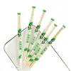 Palillos desechables, extra largos y gruesos, empaquetados individualmente, empaque para llevar, palillos de bambú, comerciales, restaurante, palillos higiénicos y convenientes
