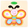 Rompecabezas de madera infantil de dibujos animados tridimensional para bebés, juguete educativo de desarrollo temprano, animal, tráfico, juguete de mano, 2-3 años