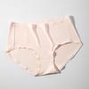 Roupa Íntima Antibacteriana 100% Seda de Amora Calça Comprida Grau 7A Cintura Média-Alta Tamanho Grande Contagem de 60 Roupa Íntima Lenzing Modal