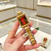 Nueva Moda Más Vendida Estilo Vintage Moda para el Hogar Reloj de Pulsera de Cuarzo para Mujer Reloj con Correa de Acero Venta al por Mayor Reloj de Pulsera con Superficie de Espejo Cuadrado Venta al por Mayor