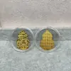 Concha de Agua Oro Puro 999 Tesoro de Riqueza Gato de la Fortuna Pegatina Dorada para Teléfono Móvil Tienda de Oro Promoción de Transmisión en Vivo Regalo para Atraer Clientes