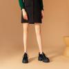 Zapatos de Cuero con Plataforma Alta para Mujer, Nuevo Modelo de Primavera, Brillantes y Cómodos, Aumentan la Altura en 10 cm, Zapatos de Vestir Versátiles Estilo Británico