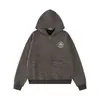 Cárdigan Holgado con Bordado de Letra Retro Americano Chaqueta para Hombre y Mujer Otoño 2025 Nuevo Cremallera Sudadera Pesada