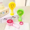 Ventilador Pequeno Portátil de Mão Refrescante Casual para Viagem, Brinde de Evento de Férias, Ventilador de Mesa com Carregamento USB e Base