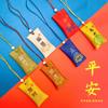 Saquinho de Bênção Estilo Chinês Antigo Saco Vazio Portátil Saco da Paz Amuleto Saco Pendurado no Pescoço Pequeno Saco da Sorte Pingente de Saquinho