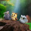 Nuevo producto transfronterizo: Figuritas de búho y ardilla en miniatura para crear paisajes de jardín, adornos decorativos DIY, accesorios colgantes y piezas decorativas pequeñas