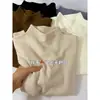Cuello mao pequeño, camiseta base de punto suave y mullida de manga larga para mujer, suéter de invierno, ropa de otoño, top sencillo estilo coreano para usar en capas