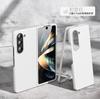 Adequado para Samsung Galaxy Zfold765 Novo Modelo Cor Sólida Simples PC Spray a Óleo Sensação de Pele Dobrável Capa de Celular Anti-Queda