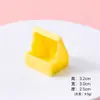 Caja de Embalaje Colorida Miniatura Simulada Accesorios de Resina Plato para Comida y Juego Decoración Hecha a Mano Casa de Muñecas DIY Casa de Juego Juguetes