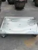 Carrinho de Tartaruga Plano Espessado Trailer de Quatro Rodas Carrinho Basculante Trailer de Carga Carrinho de Manuseio Rodas Universais Silenciosas Domésticas