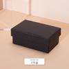Caja de embalaje para joyería negra con tapa al por mayor de fábrica para anillos, pendientes, collares y pulseras.