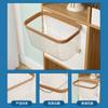 Cesta Colgante de Mesita de Noche con Patrón de Glaciar Estudiante Dormitorio Mesita de Noche Estante de Almacenamiento para Teléfono Móvil Colgador Pequeño Cosas Buenas para Dormitorio Caja de Almacenamiento para Cocina