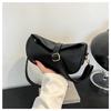 Bolso Cruzado Suave Minimalista Estilo Francés para Mujer, Nuevo de Verano 2025, Versátil Casual para el Trabajo, Bolso de Hombro tipo Bollo