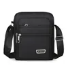 Comércio Exterior Transfronteiriço Bolsa de Ombro Masculina Bolsa Transversal de Tecido Oxford Impermeável Casual Moda Multi-camadas Zíper Grande Capacidade Cabelo