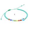 Pulsera Explosiva Europea y Americana ins Cuentas de Vidrio Cuentas de Cobre Ojos de Demonio Ajustable Tejida a Mano Cuerda de Mano para Transfronteriza