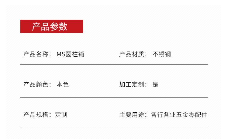 MS圆柱销