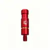 Red de pesca de aluminio aleación de aluminio anti-rotación de tres colores para peces pequeños, conector de liberación rápida para mango de red de pesca anti-rotación