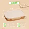 Y*H Caixa de Almoço Descartável de Amido de Milho, Caixa de Embalagem Biodegradável com Compartimentos, Três, Quatro e Cinco Compartimentos para Comida Rápida para Levar