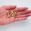 Contas de Gota de Óleo Dourado Antigo de Cobre, Contas Soltas, Acessórios para Pulseiras, Contas Espaçadoras, Contas Cilíndricas, Materiais para DIY, Joias da Moda