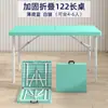 Mesa plegable para exteriores, Mesa rectangular portátil para montar puestos, Mesa larga simple para uso doméstico, Mesa de comedor pequeña para estudiar y comer