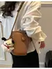 Bolso de Cubo de Verano Transfronterizo de Moda Nicho para Mujer 2026 Nuevo Estilo Coreano Versátil Bolso de Hombro Cruzado