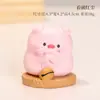 Porquinho Budista Decoração de Casa Boneca de Resina Mérito + 1 Porquinho Decoração de Mesa para Casa Brinquedo de Alívio de Estresse