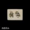 Aretes de Borla de Lentejuelas de Corazón Plateado, Femeninos, de Alta Gama, Estilo Cool, Aretes de Doble Uso, Aretes Únicos para Rostros Cuadrados y Redondos