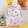 Mochila Milk-Huhu Fresca y Linda con Estampado de Dibujos Animados, Juguetona y Animada, Adecuada para Viajes de Estudio y Salidas de Estudiantes de Primaria