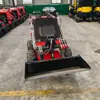 Exportado a Canadá, Minicargador de Descarga Frontal para Sitios de Construcción y Granjas, Cargador Pequeño para Limpieza y Transporte, Cargador Multifuncional
