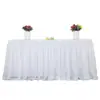 Saia de Mesa para Casamento em Tule Cobertura de Mesa de Sobremesa Mesa de Assinaturas Contorno de Mesa em Tule Toalha de Mesa de Casamento Tule de Neve Mesa Mesa de Bolo de Aniversário Tule