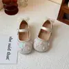 Zapatos de Princesa para Niñas 2026 Primavera y Otoño Nuevo Estilo Zapatos de Cristal para Niños Zapatos Individuales para Niña Zapatos de Cuero de Suela Suave para Bebé Estilo Primavera Agua
