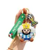Llavero de Muñeco de Peluche de Dibujos Animados Creativos del Mundial Colgante Decorativo para Bolso de Acrílico Personalizado y Goma Suave Personalización