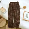 Pantalones de pijama de otoño e invierno para pareja, estilo unisex, forrados de felpa y engrosados, pantalones largos de cuadros, corte holgado, adecuados para uso casual y como ropa de estar en casa.