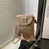 Bolso de Hombro Cruzado de Moda Versátil Simple Casual Elegante con Borlas de Gama Alta Transfronterizo Invierno 2026