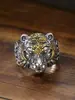 Anillo de cabeza de tigre retro Yuhong para hombre, tigre, moda masculina, ajustable, hip-hop, personalidad, dominante, ventas directas de fábrica