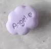 Novos acessórios de resina letra nuvens nuvens brancas areia movediça capa de celular beleza material diy creme cola combinação