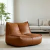 Puf perezoso para sofá para dos personas, adecuado para uso doméstico en la sala de estar, balcón, dormitorio o como silla tatami; sofá reclinable moderno, sencillo y casual