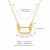 Accesorios DIY de Color Dorado 18K Conservador de Color Transfronterizo Helado Nuevo Europeo y Americano Horno Corazón Acero Inoxidable Galvanoplastia al Vacío Colgante