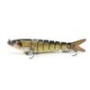 Cebo de plástico biónico de 133 mm y 20,3 g con capa de natación completa flexible, disponible para peces de ocho secciones.