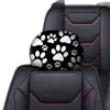 Producto Nuevo Transfronterizo Tume Se Puede Enviar con Etiqueta Adjunta, Funda de Almohada para Coche con Lindo Diseño de Huella de Pata, Decoración para Coche Funda de Almohada Todo Incluido