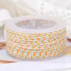 Fio de algodão de três cores de quatro fios Boting, pulseira de cordão colorido trançado feito à mão DIY, cordão para alça, resistente ao desgaste, material de cordão sem trama