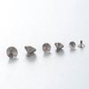 Henson F136 Aleación de Titanio Tornillo de Rosca 0.9 Clavo para Cartílago del Oído Anillo de Herradura Portabrocas para Perforación DIY Accesorios de Joyería