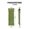 Colchoneta Inflable Portátil Gruesa para Exteriores, Tienda de Campaña, Colchoneta a Prueba de Humedad, Colchoneta para Siesta, Colchoneta para Dormir de Campamento, Colchón Individual, Equipo de Camping
