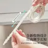 Limpiador de desagüe retráctil para eliminar cabello en lavabos e inodoros para prevenir obstrucciones
