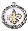 Pingente Redondo de Diamante de Equipe Nfl32 Pingente Buffalo Bills Pingente de Diamante Ponto Colar Pingente de Equipe de Futebol Americano
