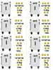 Nova Mala de Abertura Lateral Expansível Grande Capacidade 36 polegadas Bagagem Multifuncional 20 Rodinhas de Mão para Homens e Mulheres