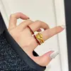 Anillo Vintage Estilo Francés Serpiente Enroscada Rubí Antiguo Chino Anillo de Dedo Apilado Distintivo de Lujo Estilo Chino