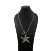 Colar com Pingente de Estrela-do-Mar Simples Moderno Cool Design de Nicho para Mulheres Moda Luxo Leve Estilo Indiferente Senso de Alto Padrão Corrente para Clavícula